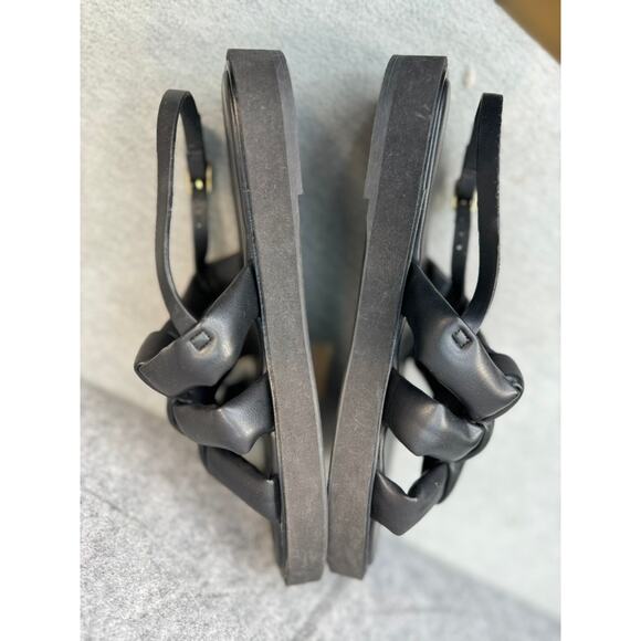 Frame Sandals Le Weston Black Vegan Leather - Picture 7 of 8